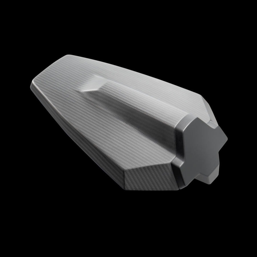 Pillion seat cover carbon